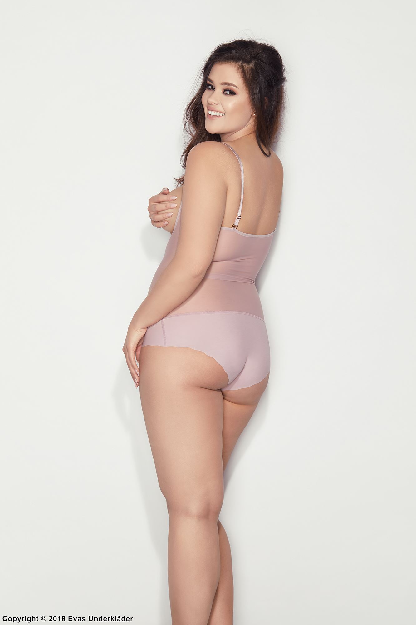 Shapewear body, høy kvalitet, uten cuper, justering av midje og hofte, XS til 5XL